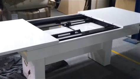 Dining Table Automated Extensible Mechanism Youtube