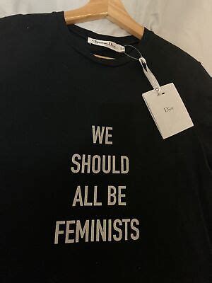 Retail Christian Dior We Should All Be Feminists T Shirt Size
