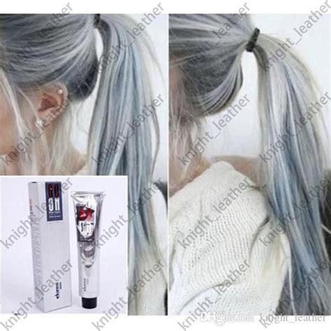 2016 100ml Goon Hair Color Cream Light Grey Color Permanent Super Hair