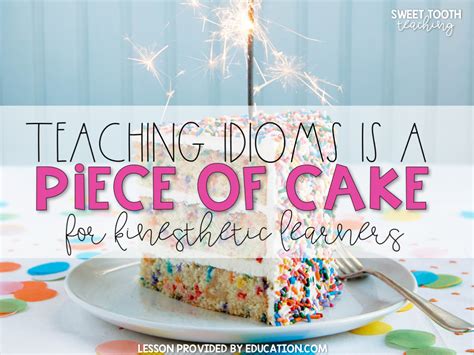 Originated from slaves doing a dance called cakewalking, a dance to imitate ballroom dancing, made to look effortless. Teaching Idioms is a Piece of Cake! - Sweet Tooth Teaching