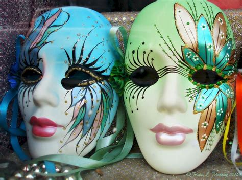 Colorful Mardi Gras Masks In New Orleans La Mask Painting Mask