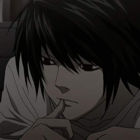 Aesthetic L Death Note Pfp Manga Fotodtp