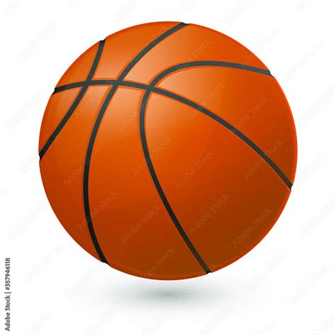 Basketball Sport Ball Emoji Icon Object Symbol Gradient Vector Art