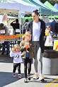 gal gadot enjoys a day with her kids at the farmer's market in los ...