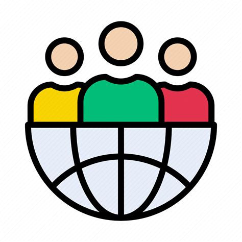 Online Group Team Global World Icon Download On Iconfinder