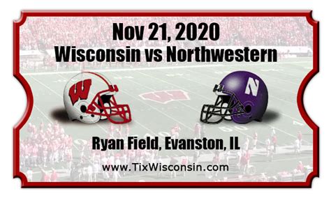 But you need not worry, we have a huge inventory and it is updated currently the average price for illinois fighting illini vs nebraska cornhuskers tickets is $335. Wisconsin Badgers vs Northwestern Wildcats Football Tickets | 11/07/20