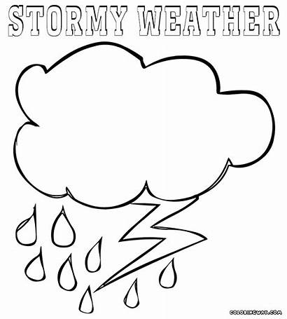 Weather Coloring Pages Stormy
