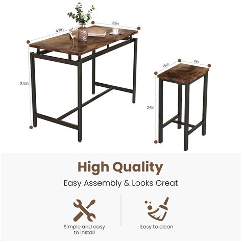 Buy Recaceik 5 Pcs Dining Table Set Modern Kitchen Table And Chairs