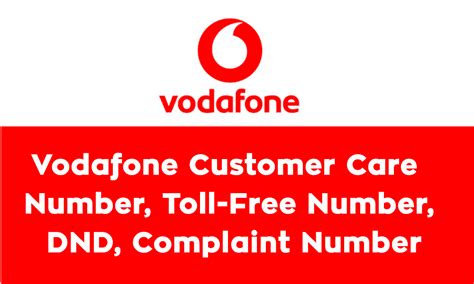 Vodafone Mail Id Contact Detail Customer Care Company Contact Detail