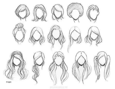 Cute Drawings Of Hairstyles How To Draw Faces For Beginners Anime Manga
