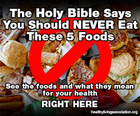 Question about what are forbidden foods in the bible answered by dr. Does The Bible Forbid These Five Foods? « Healthy Living ...