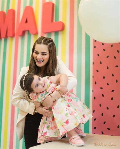 Aiman Khan Daughter Amals 1st Birthday Celebrations