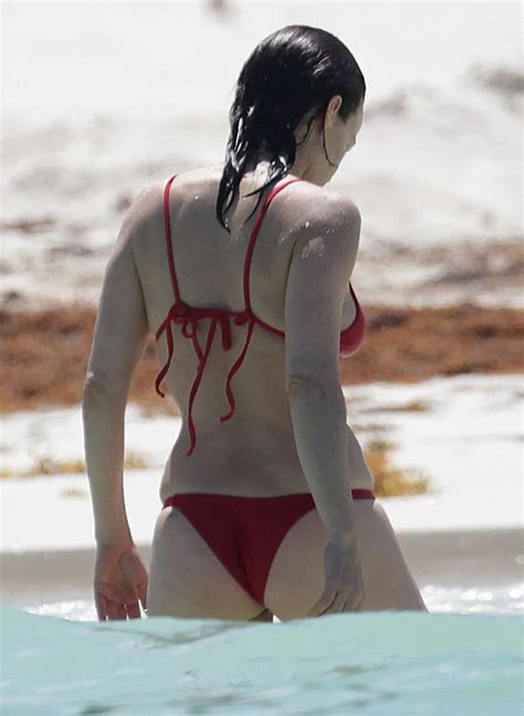 CARLA GUGINO In Bikini At A Beach In Cancun HawtCelebs