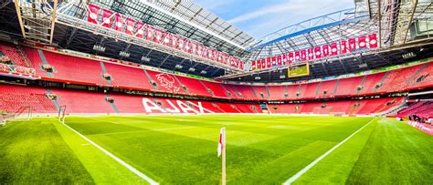 The johan cruyff arena, the home grounds of the afc ajax, is amsterdam's main football stadium. Johan Cruijff ArenA | Events.nl