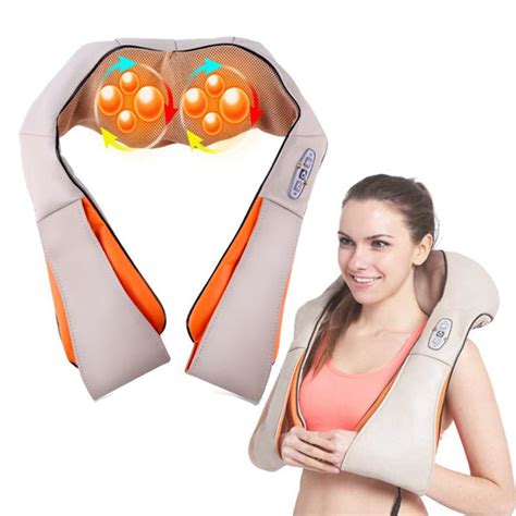 Electrical Infrared Heating Shiatsu Neck Massager Back Massage Device