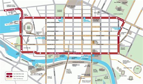 Melbourne City Loop Map Melbourne City Loop Train Map Australia