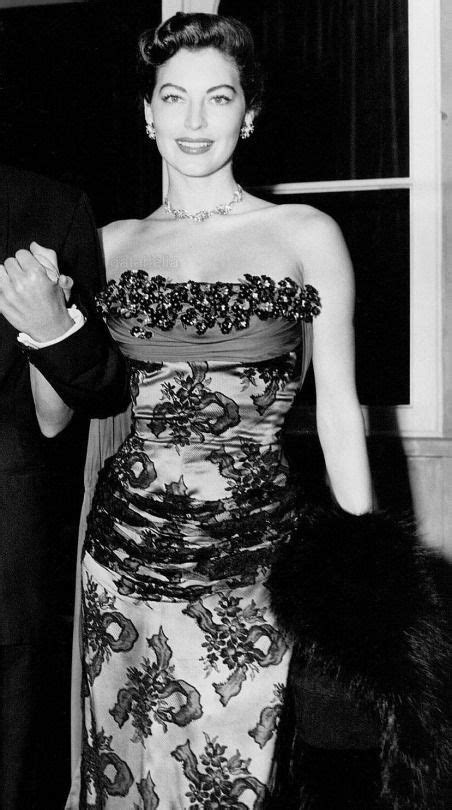 Ava Gardner Vintage Hollywood Glamour Ava Gardner Evening Dress