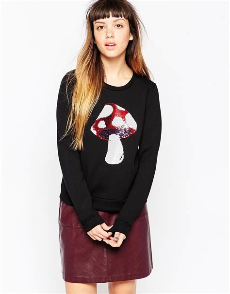 House Of Holland Sequins Mushroom Jumper At Sweaters For