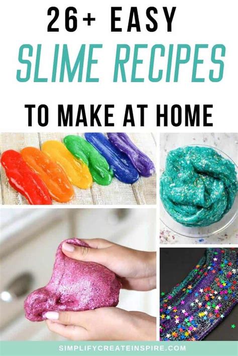32 Homemade Slime Recipes For Kids And Play Ideas Simplify Create Inspire