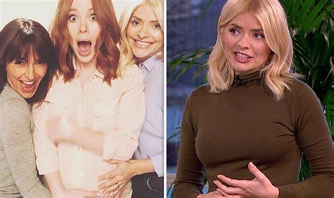 This Mornings Holly Willoughby Admits Serious Bump Envy As She Gets