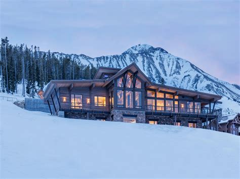 Mountain Contemporary Home With Views Of Madison Range Big Sky Mtblue
