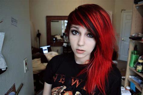 Hair Color Black And Red 17 High Resolution Wallpaper