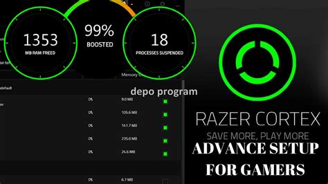 Game Booster Full Razer Cortex Depo Program