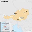 StepMap - Karte Graz - Landkarte für Österreich