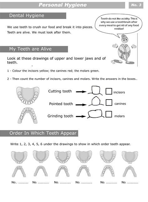 17 Printable Hygiene Worksheets For Adults