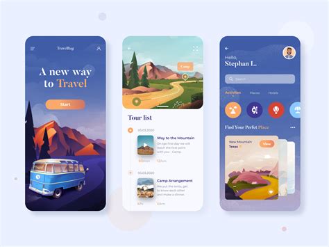 Travel App Travel App Mobile App Design Inspiration App Interface