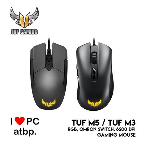Asus Tuf Gaming M5 Ambidextrous Ergonomic Rgb Gaming Mouse With Gaming