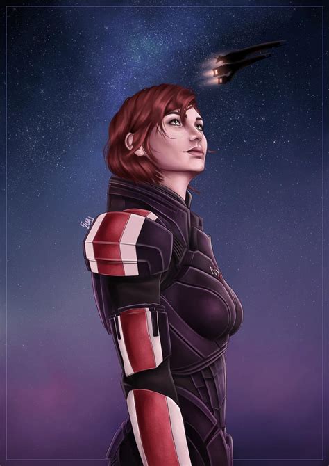 N7 2019 Femshep Commander Shepard Me персонажи Mass Effect