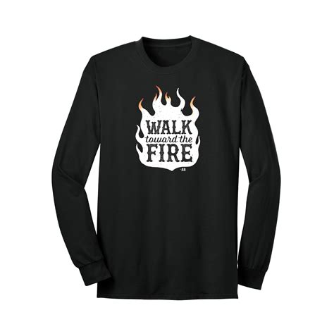 walk toward the fire long sleeve t shirt black breitbart store