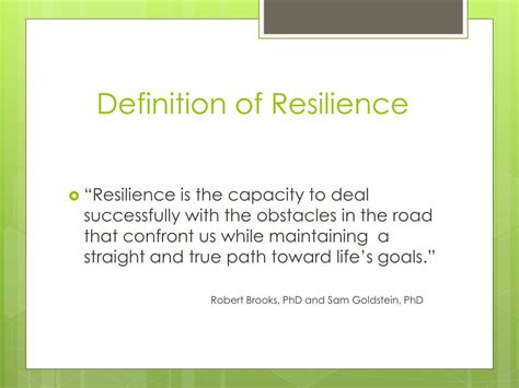 PPT - Definition of Resilience PowerPoint Presentation, free download - ID:2560922