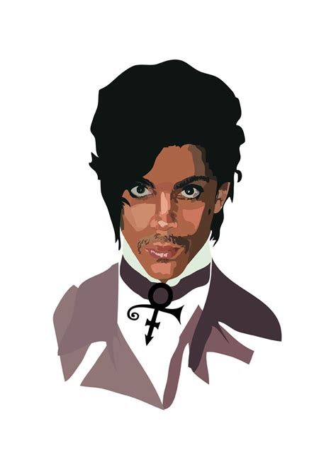 Prince Art Print With Symbol Etsy