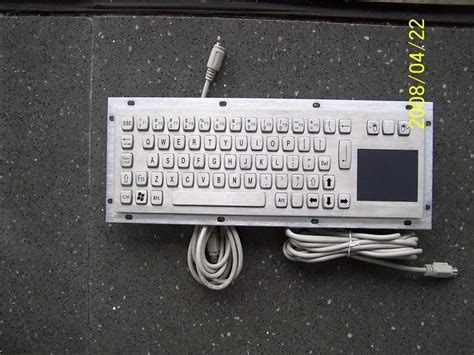 Rugged Stainless Steel Keyboard With Touch Padmetal Keyboard