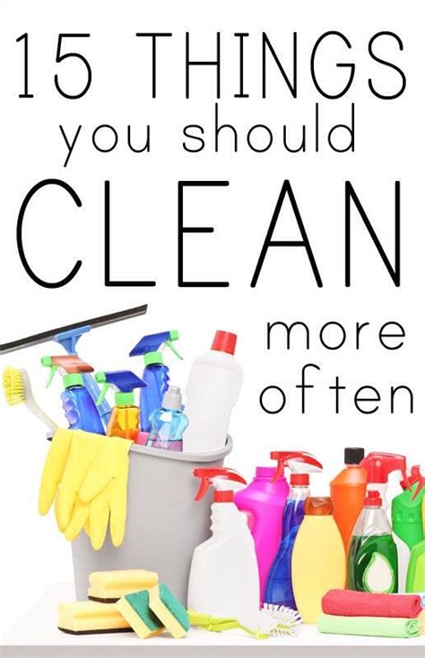 15 Things To Clean More Often Musely