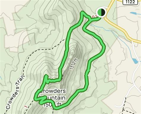 Crowders Mountain Via Tower Trail And Backside Trail Loop North