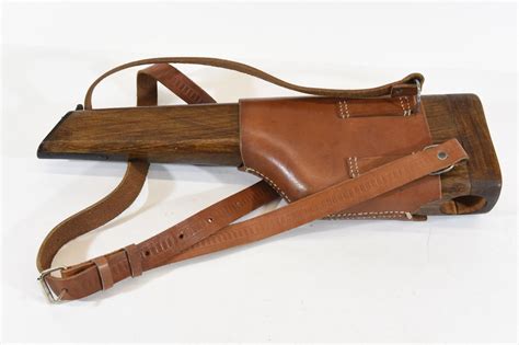 Mauser C96 Buttstockholster With New Leather