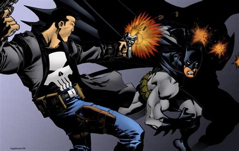 Punisher Vs Batman By Chriss2d By Geonig On Deviantart