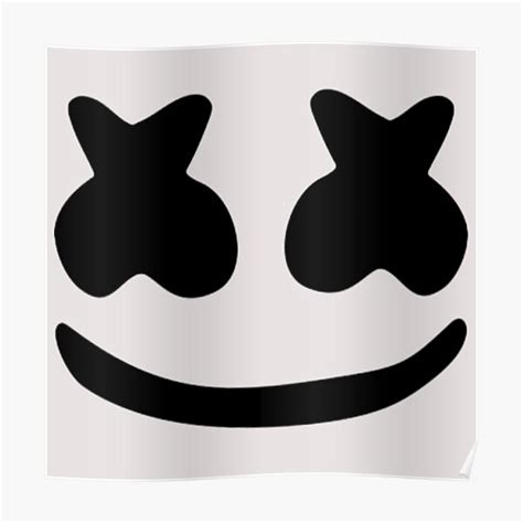 Marshmallow Face Poster For Sale By Oamrane Redbubble