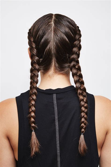 Double Dutch French Braids Final Look Two Braid Hairstyles White