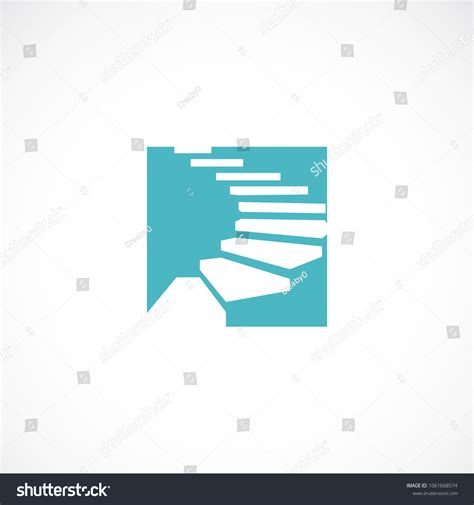 Creative Stairs Logo Design Stock Vector Royalty Free Shutterstock