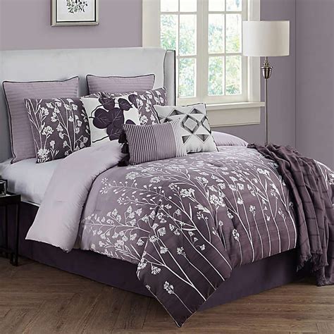 Comforter Sets Bed Bath And Beyond Comforter Sets Purple Bedding