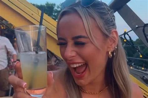Love Island S Millie Court Enjoys Boozy Day Out With