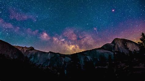 1920x1080 Stars Space Landscape Mountains Laptop Full Hd 1080p Hd 4k Wallpapers Images