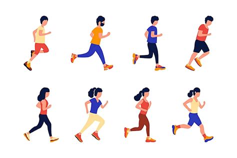 Man Run Cycle Animation Sprite Sheet Running Animation Frame By Frame