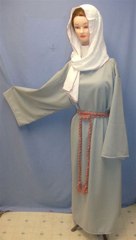 Biblical Costume Robe Martha Christmas Shepherd Nativity Womans Medium