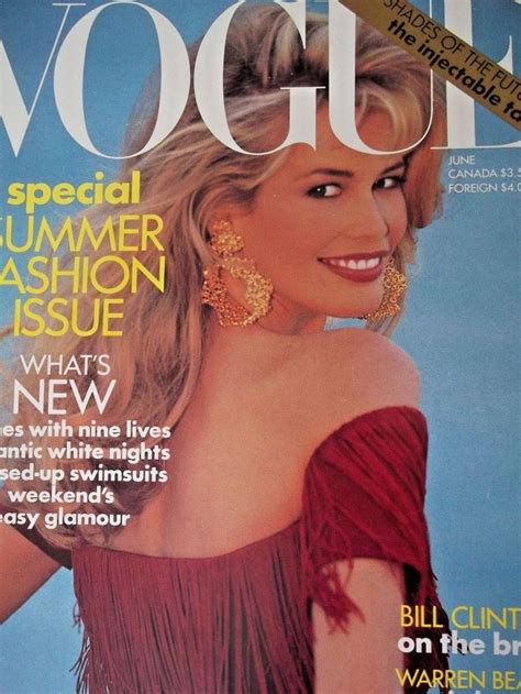 Vogue Magazine June 1992 Claudia Schiffer Cover Excellent Condition