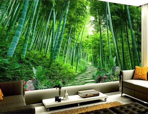 Forest Mural Wallpaper 1001x772 Download Hd Wallpaper Wallpapertip